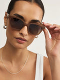 High Tide Polarized Sunglasses - Taupe