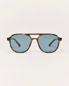 Tourist Polarized Sunglasses - Tortoise Blue