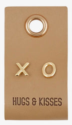 Leather Tag Stud Earrings