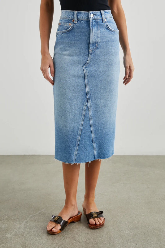 Baja Blue Raw Skirt