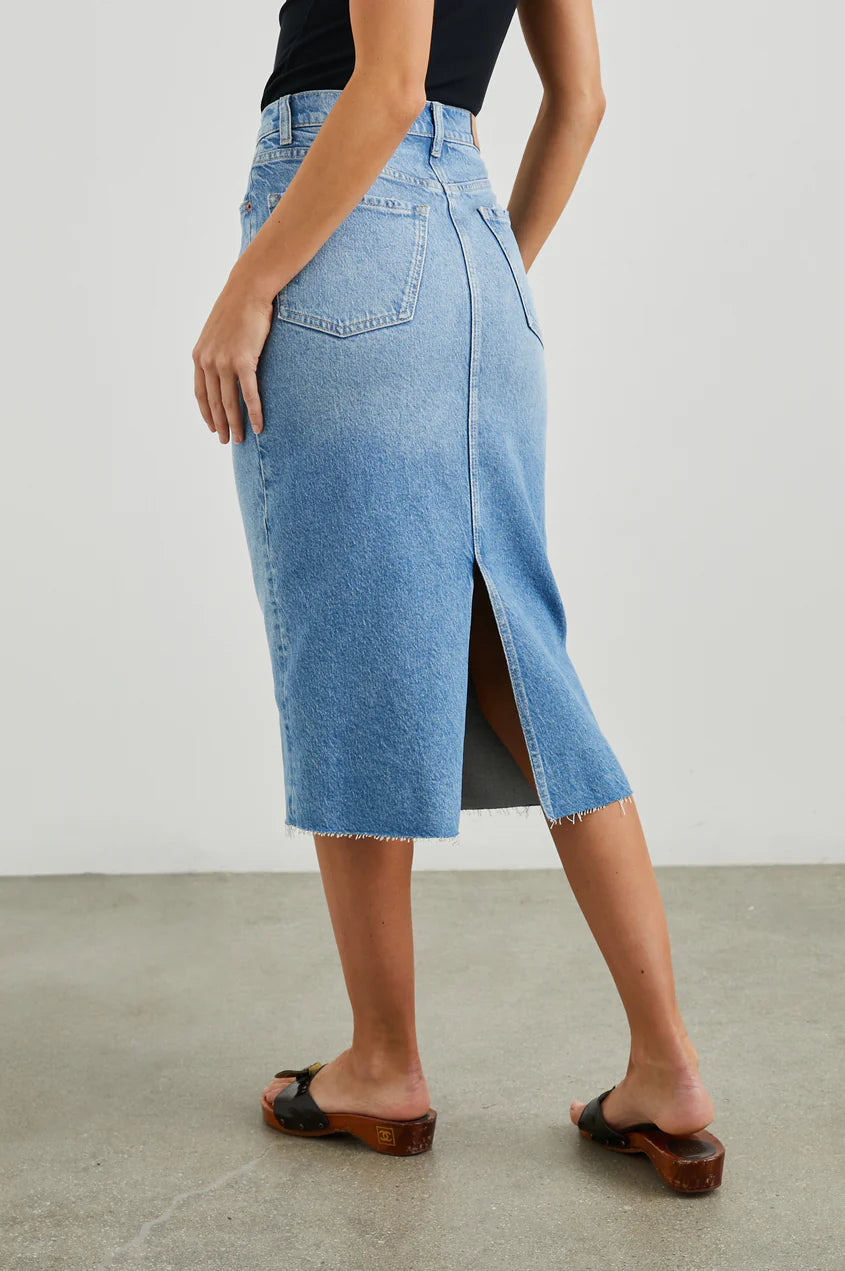 Baja Blue Raw Skirt