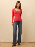 Paradise Pointelle Scoop Neck