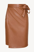 Peyton Vegan Leather Skirt