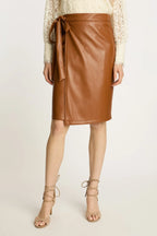 Peyton Vegan Leather Skirt