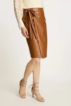 Peyton Vegan Leather Skirt