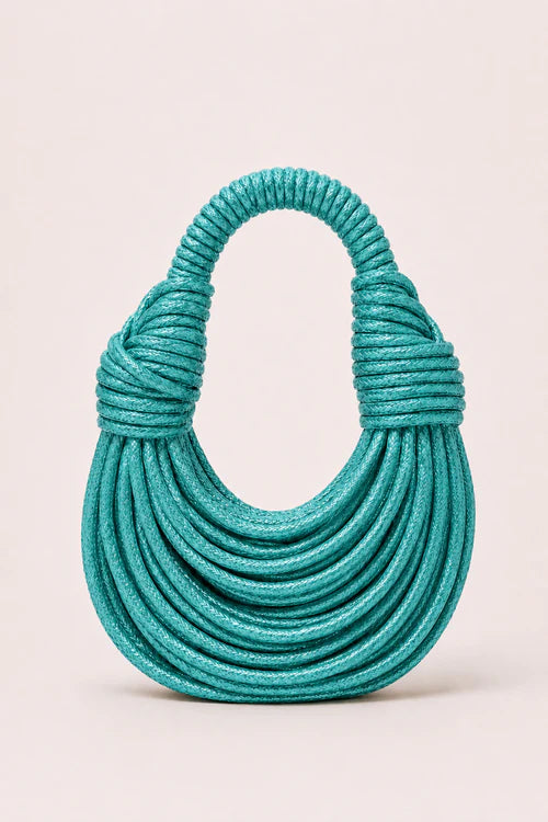 Lysi Bag- Metallic Turquoise