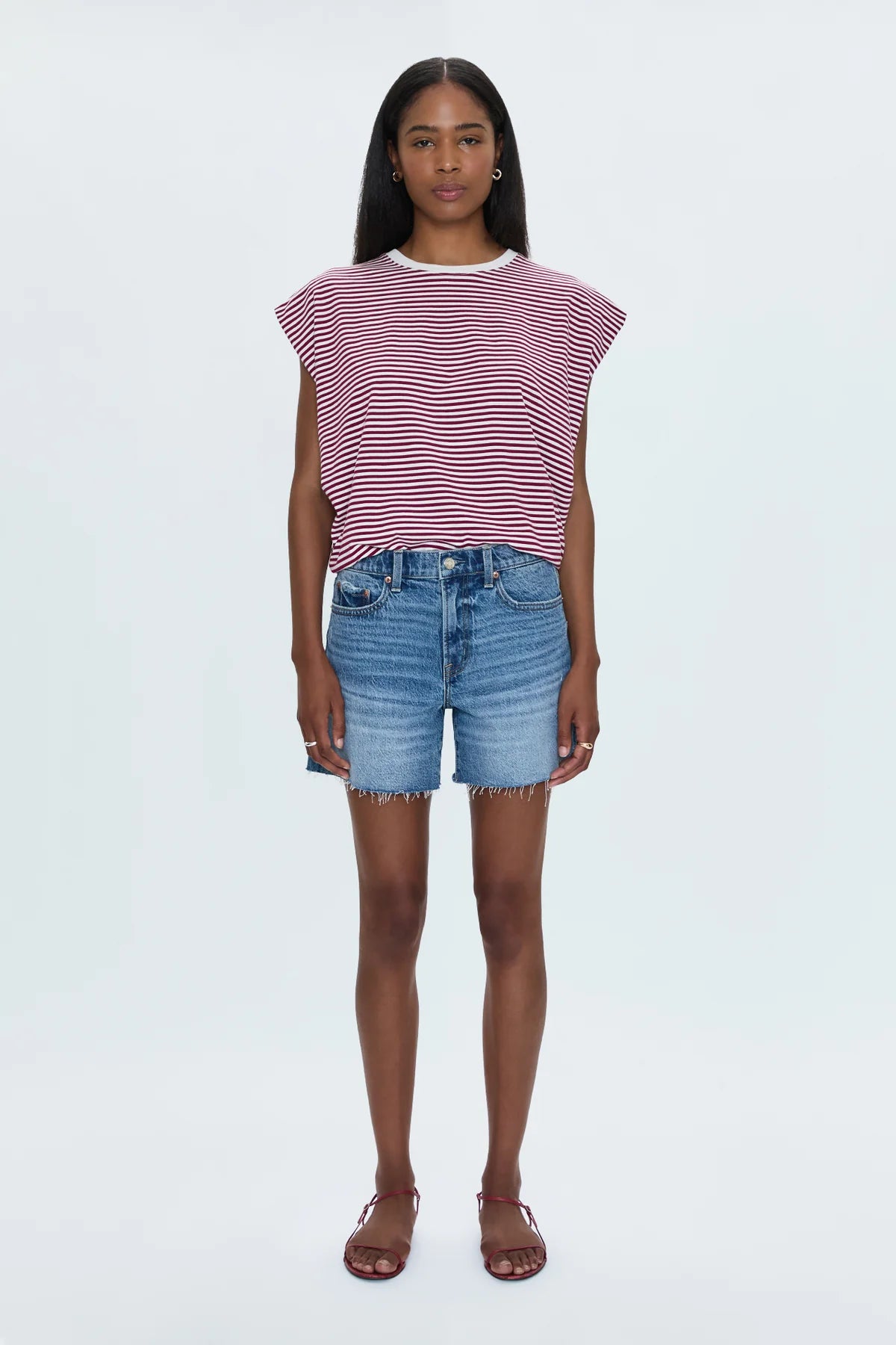 Kennedy Mid Rise Cut-Off Shorts