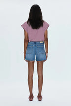 Kennedy Mid Rise Cut-Off Shorts- Central Vintage