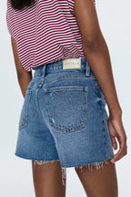 Kennedy Mid Rise Cut-Off Shorts- Central Vintage