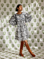 The Darjeeling Dress in Midnight