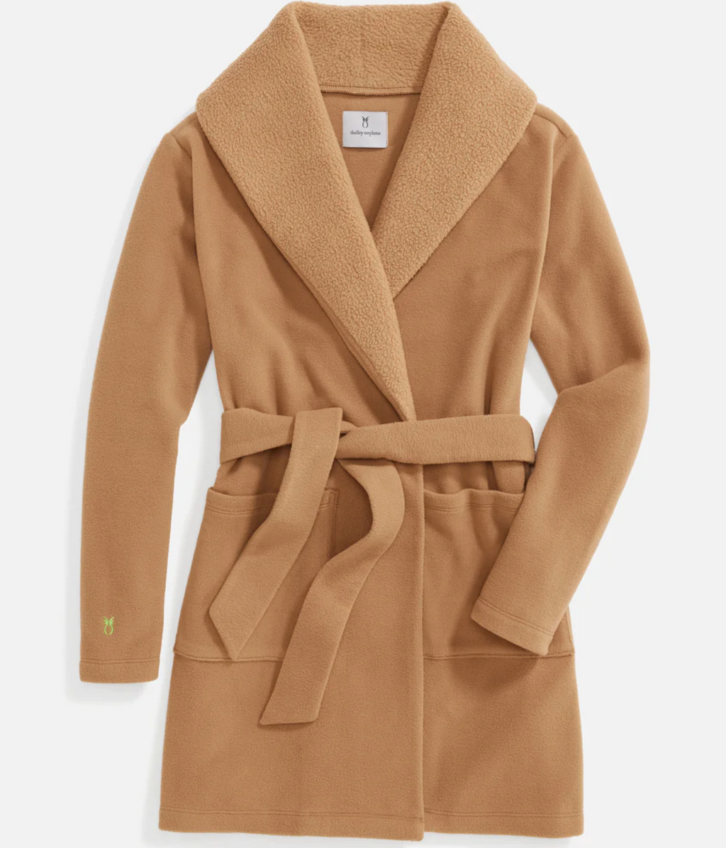 Cassidy Cardigan -  Camel Vello Fleece