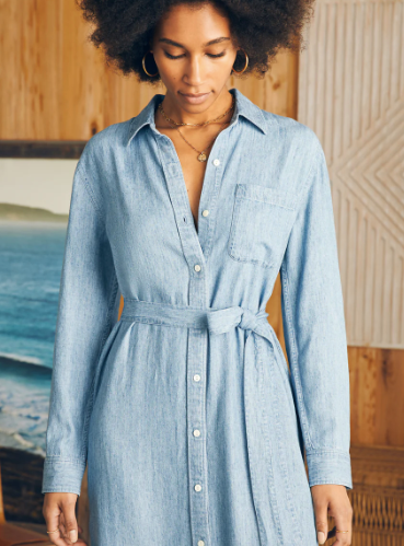 Tried and True Midi Shirt Dress