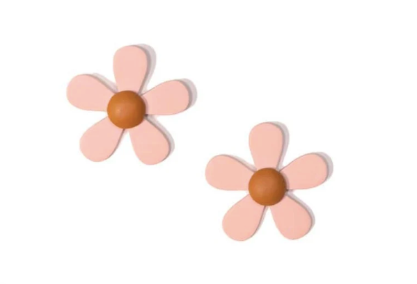 Blush Flower Earrings