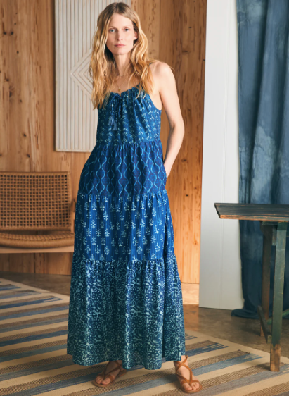 Silk Blend Sun Chaser Maxi