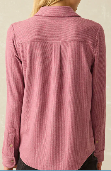 Legend Sweater Shirt- Rose Twill