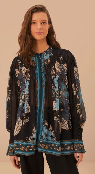 Blossom Tapestry Blouse