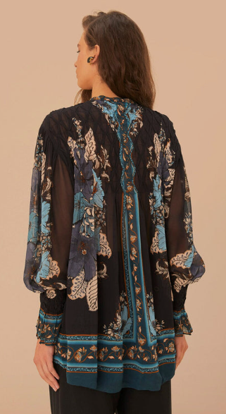 Blossom Tapestry Blouse