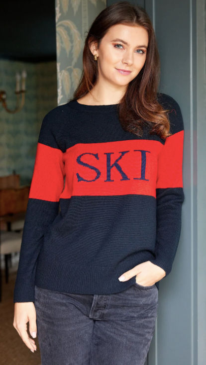 Colorblock Ski Sweater