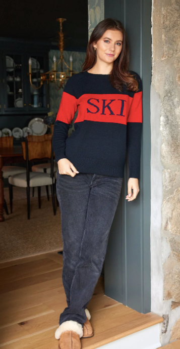 Colorblock Ski Sweater