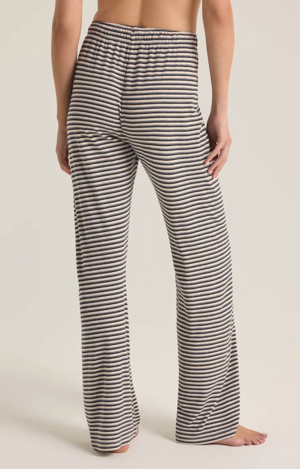 Lounger Stripe Modal Rib Pant