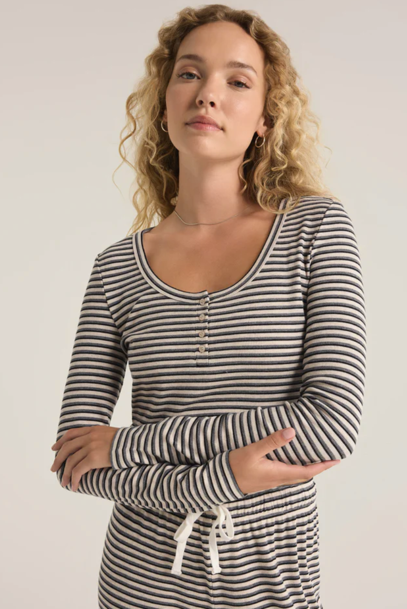 Constance Stripe Modal Top