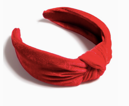 Knotted Velvet Headband