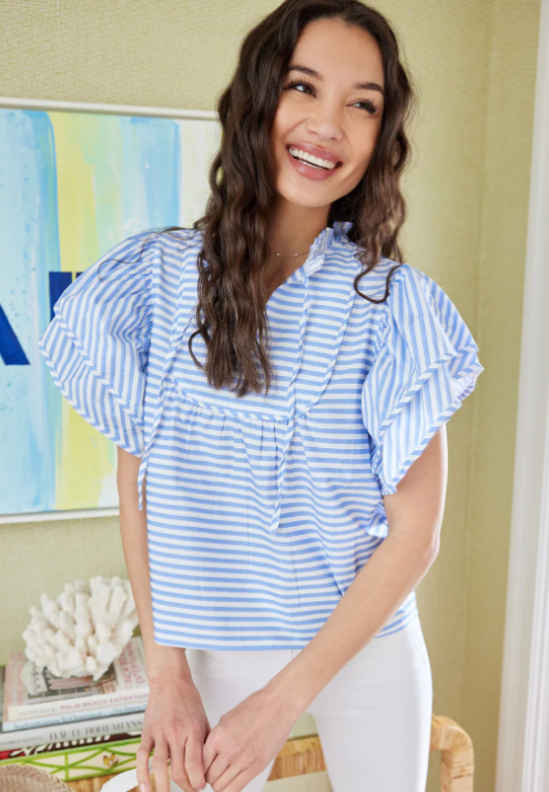 Ruffle Sleeve Top