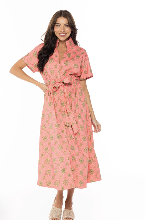 Bria Pink Pinwheels Dress