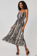 Midi Pleated Cami Dress