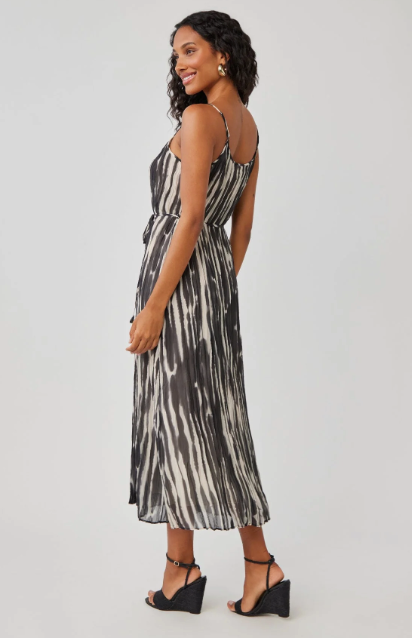 Midi Pleated Cami Dress