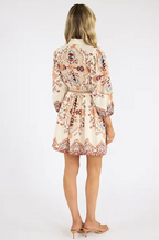 Leigh Mini Dress- Ivory