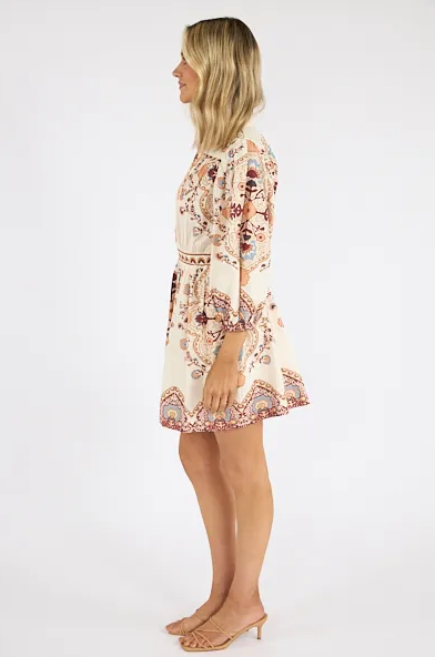 Leigh Mini Dress- Ivory