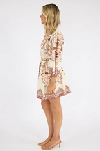 Leigh Mini Dress- Ivory