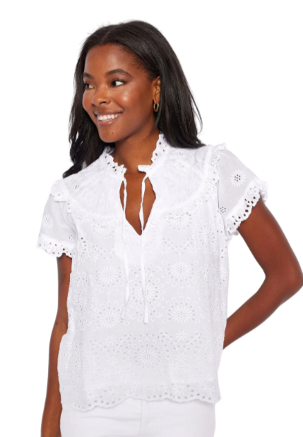 Flutter Sleeve Top