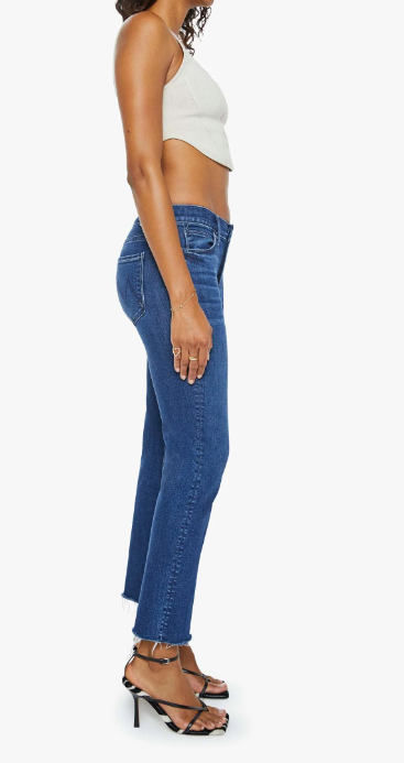 The Mid Rise Dazzler Ankle Fray- Fancy Meeting You Here