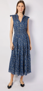 Smocked Waist Midi Dress