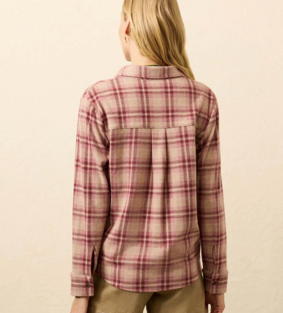 Legend Sweater- Berry Coast Plaid