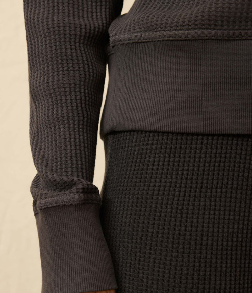 Apres Waffle-Textured Henley