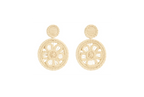 Palm Sapphire Earrings