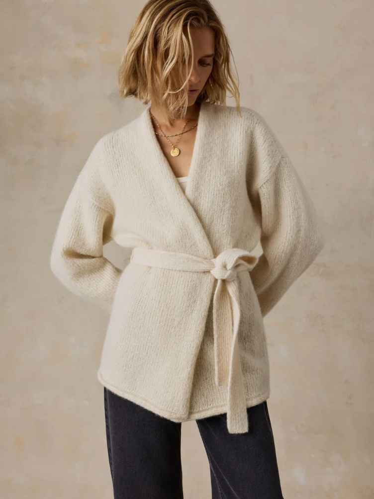 Apres Alpaca Wrap Cardigan
