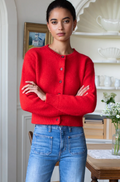 Little Atelier Cardigan - Poppy Red