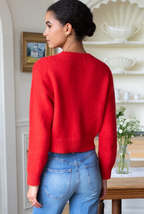 Little Atelier Cardigan - Poppy Red