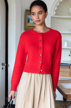 Little Atelier Cardigan - Poppy Red