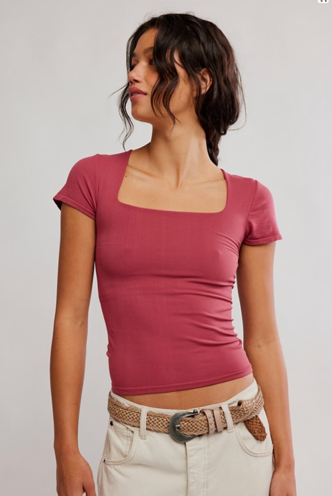 Sunfaded Everyday Tee - Mulberry