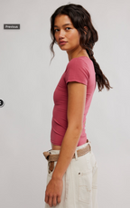 Sunfaded Everyday Tee - Mulberry