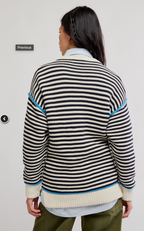 Free Asher Pullover - Navy Stripes