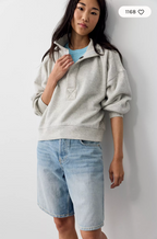 Free People Timeless Pullover - Heather Grey