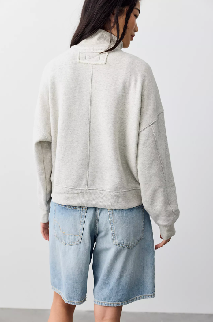 Free People Timeless Pullover - Heather Grey