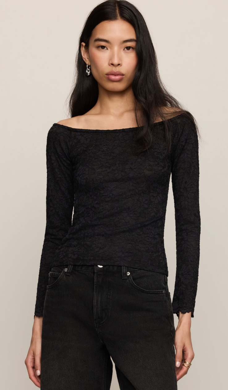 Sabrina Stretch Lace Top