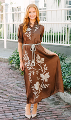 Celine Dress - Harvest Wine